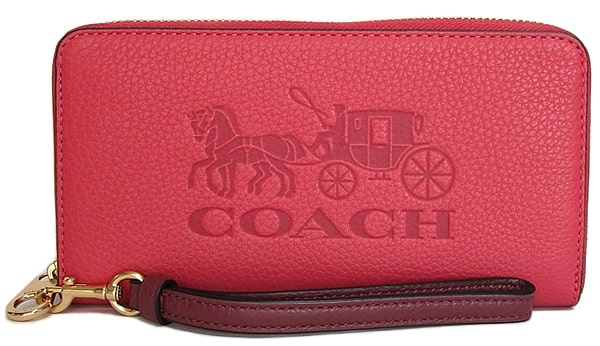 美品 COACH コーチ 長財布 ホース レザー ロゴ入るものは入れて発送しますので